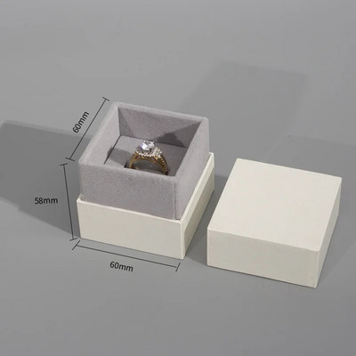 Kvaliteetne paberist ehtekarp rõngaskõrvarõngaste jaoks kaelakee hoiustamise korraldaja vitriin, ehete pakkekarp hulgimüük Joyero