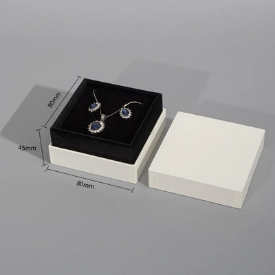 Kvaliteetne paberist ehtekarp rõngaskõrvarõngaste jaoks kaelakee hoiustamise korraldaja vitriin, ehete pakkekarp hulgimüük Joyero