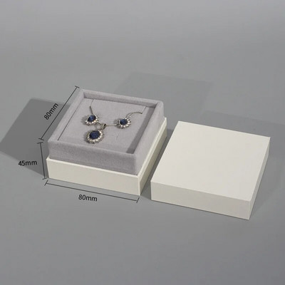 Kvaliteetne paberist ehtekarp rõngaskõrvarõngaste jaoks kaelakee hoiustamise korraldaja vitriin, ehete pakkekarp hulgimüük Joyero