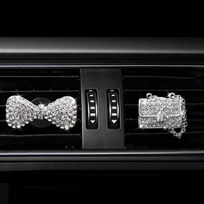 Bling Diamond auto õhuvärskendaja väljalaskeava parfüümiklamber tüdrukutele kõrgetel kontsadel lillelõhna difuusor salongi autotarvikud jõulukink