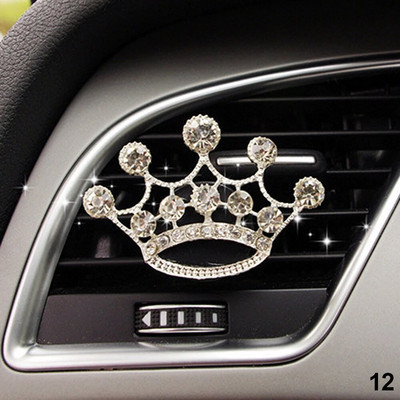 Uus Diamond Flower Deer Crown Cross Car Styling õhuvärskendaja parfüüm autodele, õhukonditsioneerile õhutusava lõhnaga mänguasjad autotarvikud