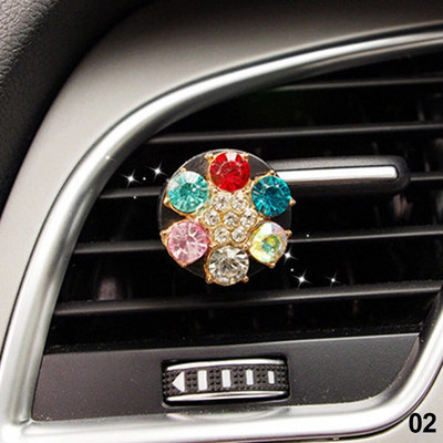 Uus Diamond Flower Deer Crown Cross Car Styling õhuvärskendaja parfüüm autodele, õhukonditsioneerile õhutusava lõhnaga mänguasjad autotarvikud