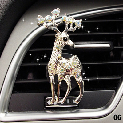 Uus Diamond Flower Deer Crown Cross Car Styling õhuvärskendaja parfüüm autodele, õhukonditsioneerile õhutusava lõhnaga mänguasjad autotarvikud