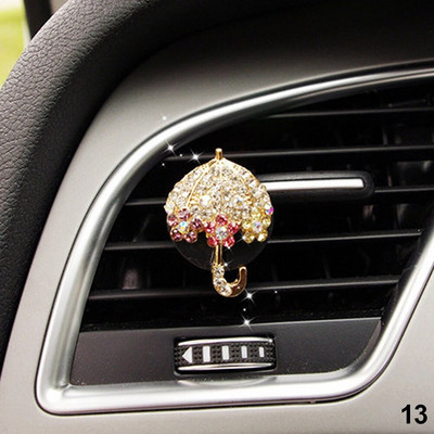 Uus Diamond Flower Deer Crown Cross Car Styling õhuvärskendaja parfüüm autodele, õhukonditsioneerile õhutusava lõhnaga mänguasjad autotarvikud