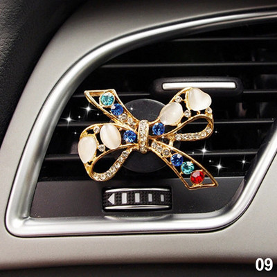 Uus Diamond Flower Deer Crown Cross Car Styling õhuvärskendaja parfüüm autodele, õhukonditsioneerile õhutusava lõhnaga mänguasjad autotarvikud