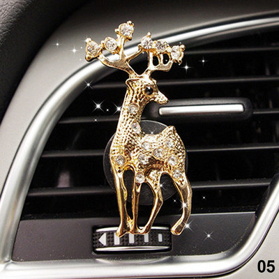Uus Diamond Flower Deer Crown Cross Car Styling õhuvärskendaja parfüüm autodele, õhukonditsioneerile õhutusava lõhnaga mänguasjad autotarvikud