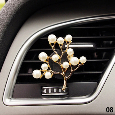 Uus Diamond Flower Deer Crown Cross Car Styling õhuvärskendaja parfüüm autodele, õhukonditsioneerile õhutusava lõhnaga mänguasjad autotarvikud