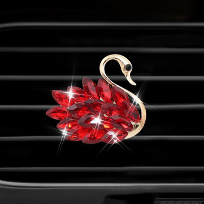 Diamond Swan auto väljalaskeava õhutusklambrid auto õhuvärskendaja parfüümi klambri difuusor teemant auto ornament Kingituseks mõeldud autotarvikud tüdrukutele