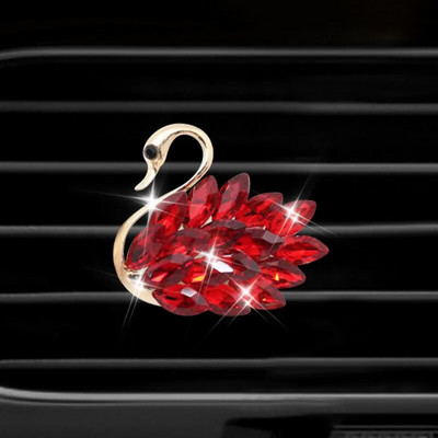 Diamond Swan auto väljalaskeava õhutusklambrid auto õhuvärskendaja parfüümi klambri difuusor teemant auto ornament Kingituseks mõeldud autotarvikud tüdrukutele