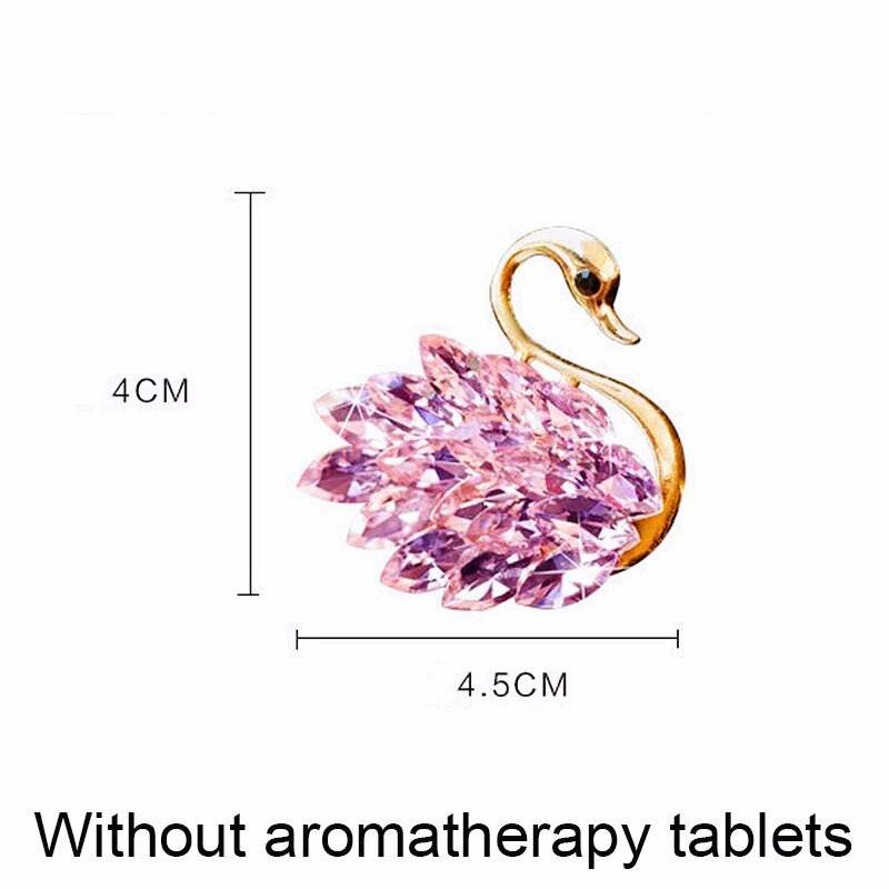Diamond Swan auto väljalaskeava õhutusklambrid auto õhuvärskendaja parfüümi klambri difuusor teemant auto ornament Kingituseks mõeldud autotarvikud tüdrukutele