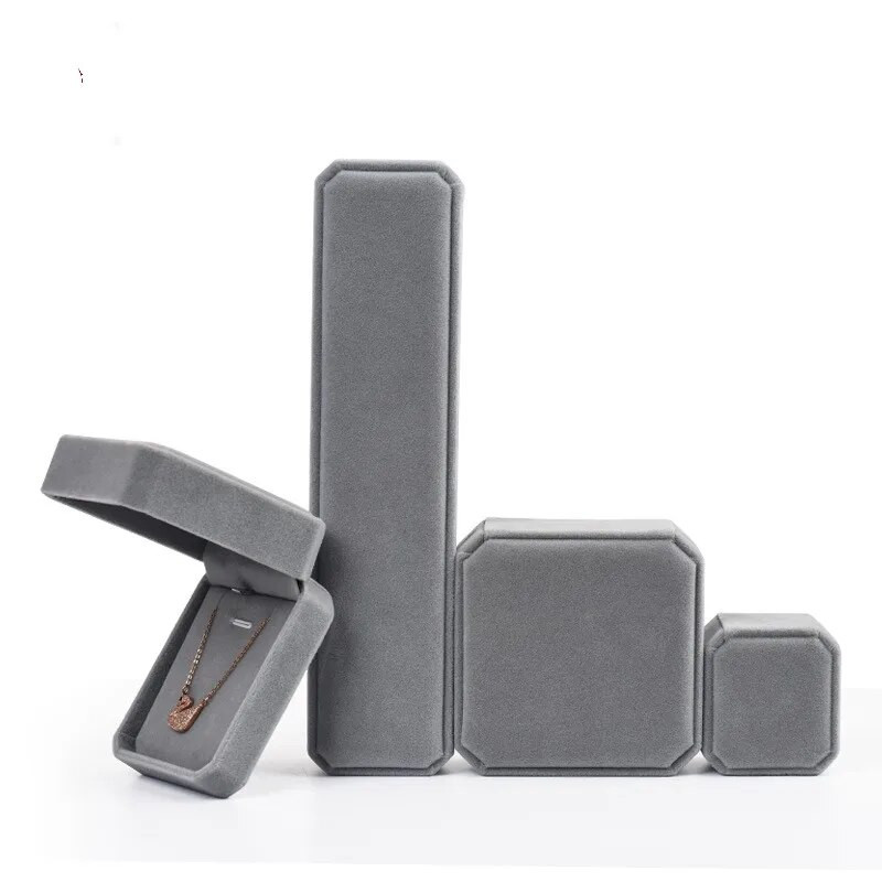 Kvaliteetne sametest ehtekarbi sõrmus kaelakee käevõru hoiustamiskinke pakendikarp Hall peen ehete organiseerimiskarp Joyero