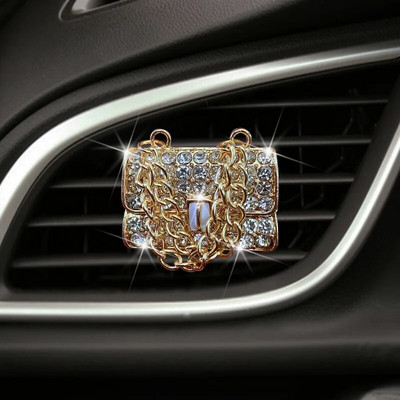 Auto Outlet Parfum Clip Osviežovač vzduchu do auta Bling Auto Príslušenstvo Dievčenská kabelka Vysoký podpätok Auto Vôňa Difúzor Dekorácia auta