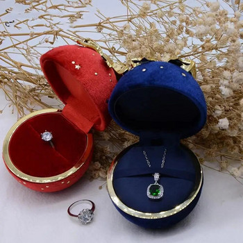 Υψηλής ποιότητας Circular Full Sky Jewelry Box Δαχτυλίδι Κουτί Φιόγκος Κόμπος Κολιέ Κρεμαστό κουτί για Δώρο Γάμου Διοργανωτή κοσμημάτων Bo
