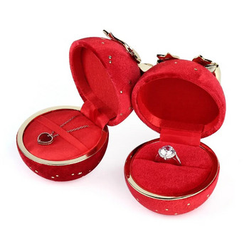 Υψηλής ποιότητας Circular Full Sky Jewelry Box Δαχτυλίδι Κουτί Φιόγκος Κόμπος Κολιέ Κρεμαστό κουτί για Δώρο Γάμου Διοργανωτή κοσμημάτων Bo