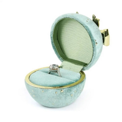 Augstas kvalitātes apļveida pilna Sky Star juvelierizstrādājumu kastīte Gredzenu kastīte Bow mezglu kaklarotas kulonu kastīte kāzu svinībām dāvanu rotaslietu organizatoram Bo