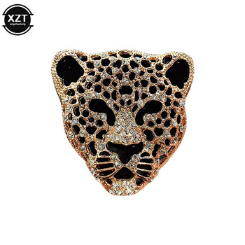 Car Air Vent Perfume Clip Charms Crystal Leopard Aromatherapy Diffuser αιθέριων ελαίων Μόδα διακόσμηση αυτοκινήτου Charms στρας