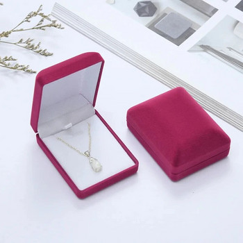 Υψηλής ποιότητας βελούδινη κοσμηματοθήκη για καρφίτσα κρεμαστό κολιέ Κοσμήματα συσκευασίας θήκης βιτρίνας Jewelry Organizer Box Joyero