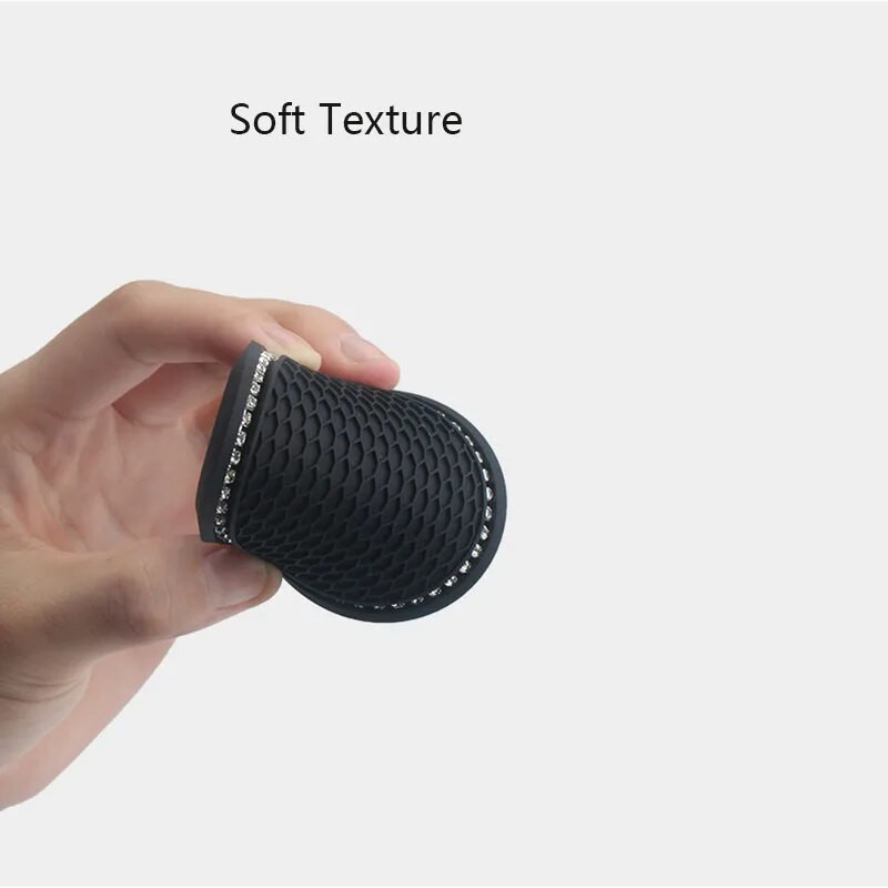 Automobilio neslystantis vandens puodelio padėklas deimantinis kalnų krištolinis papuošimas automobilio salono puodelio buteliukas Neslystantis guminis kilimėlis Automobilių priedai