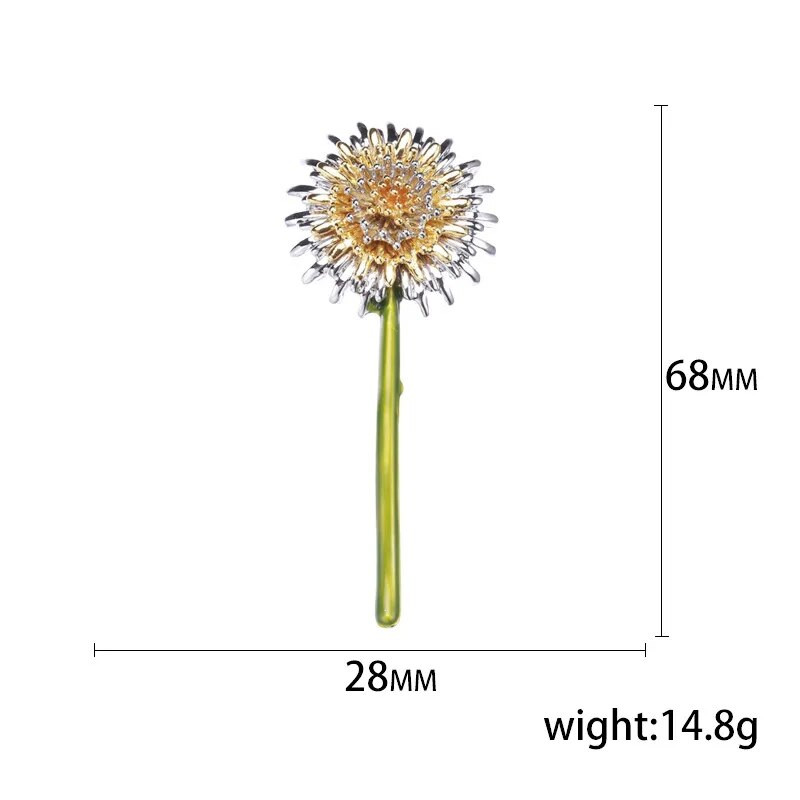 Dmari naiste pross Imeilus reväärinõel Korea moe stiil Spetsiifiline disain Võilillelilled Aksessuaarid Luksuslikud ehted