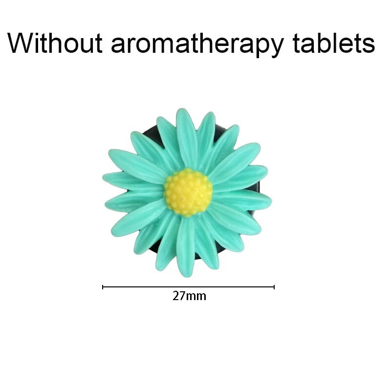 1 gab Auto gaisa atsvaidzinātājs Ziedi Vent Clip Smaržas Daisy difuzors Essential aksesuāri meitenēm Atsvaidzinātāja gaisa smarža