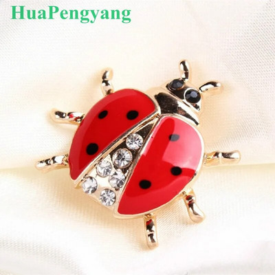 2022 Exquisite Cute Little Bee Ladybug Rhinestone Καρφίτσα Γοητεία Γυναικεία Trend καρφίτσα Pin Party Ρούχα Αξεσουάρ