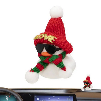 Διακοσμητικά αυτοκινήτου Λαστιχένια πάπια Χριστουγεννιάτικα Λαστιχένιες πάπιες Παιχνίδια Αφαιρούμενα καινοτομία Squeeze Ducky Car Διακοσμήσεις ταμπλό αυτοκινήτου
