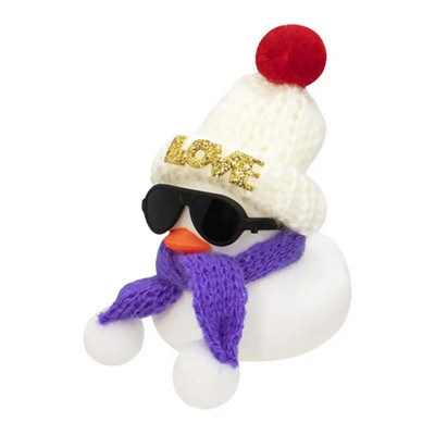 Autokaunistused Kummist Duck Jõulud Kummist Pardid Mänguasjad Eemaldatavad Uudsus Squeeze Ducky Auto armatuurlaua kaunistused Auto interjöör