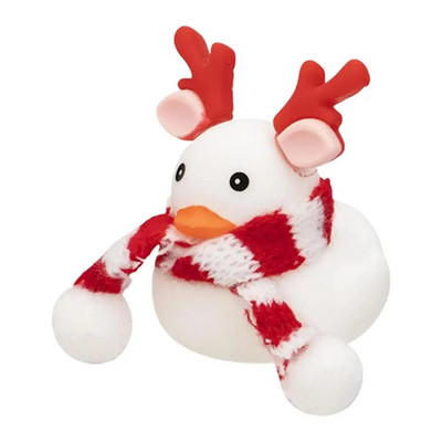 Autokaunistused Kummist Duck Jõulud Kummist Pardid Mänguasjad Eemaldatavad Uudsus Squeeze Ducky Auto armatuurlaua kaunistused Auto interjöör