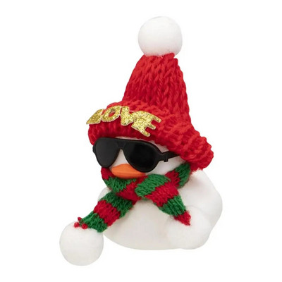 Autokaunistused Kummist Duck Jõulud Kummist Pardid Mänguasjad Eemaldatavad Uudsus Squeeze Ducky Auto armatuurlaua kaunistused Auto interjöör