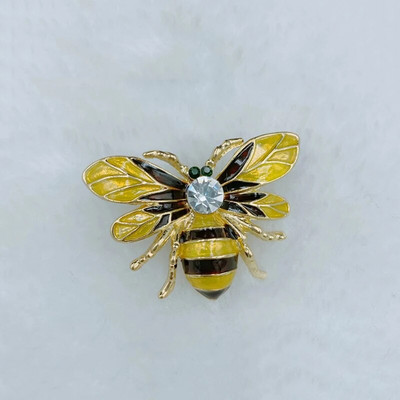 Armsad Rhinestone`ist mesilaspross Naiste peoaksessuaarid Putukate pärlkorsaprossid Kardigan ülikond Rõivad Aksessuaarid Kingitus