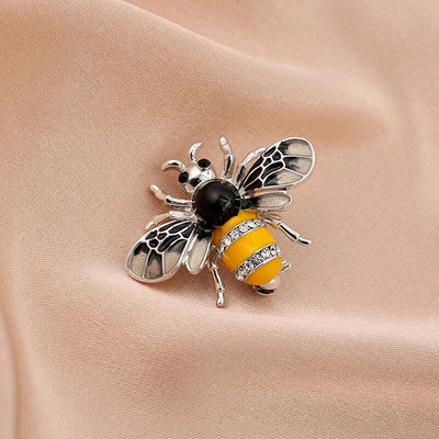 Armsad Rhinestone`ist mesilaspross Naiste peoaksessuaarid Putukate pärlkorsaprossid Kardigan ülikond Rõivad Aksessuaarid Kingitus