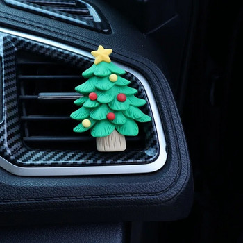 Κλιπ αποσμητικό αέρα αυτοκινήτου Χριστουγεννιάτικο δέντρο Santa Styling Κλιπ Air Perfume Clip Air Vent Santa Διακόσμηση Χριστουγεννιάτικο Decal Σφιγκτήρας αρώματος αυτοκινήτου
