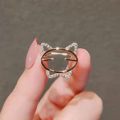 Μόδα Σετ καρφίτσα Λουλούδι Φιόγκος Καρφίτσες για γυναίκες Μεταλλική αντιθαμβωτική καρφίτσα πέτο σταθερές καρφίτσες ρούχων Παλτό πουλόβερ Αξεσουάρ ρούχων