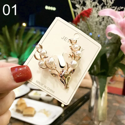 Uued jõulupuu prossid naistele Meestele Lumememm Jõuluvana Emailnõelad Moeehted Jõulukaunistused Kingitused