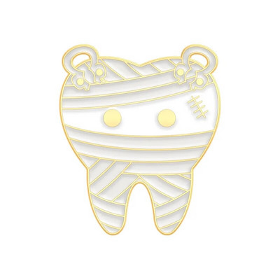 Naljakas multikas Armas armastushamba kujundus Metallist emailist pross Mood isikupära Puu hambamärk Nõel Rõivad Aksessuaarid Ehted