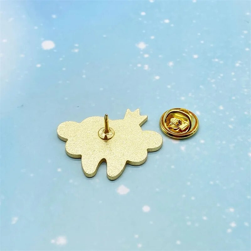 Naljakas multikas Armas armastushamba kujundus Metallist emailist pross Mood isikupära Puu hambamärk Nõel Rõivad Aksessuaarid Ehted