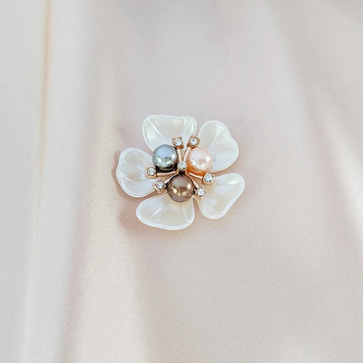 10 τμχ Κρυστάλλινα μαργαριτάρια σε σχήμα λουλουδιών κουμπιά αστραφτερά στρας Πενταπέταλα λουλούδια διακοσμητικά κουμπιά καρφίτσα καπέλο ρούχα Ρούχα DIY Craft