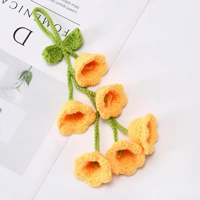 Autosalongi rippuvad tarvikud Armsad autotarvikud Bellflower Käsitsi kootud autoripats Tahavaatepeegli tarvikud Rippuvad