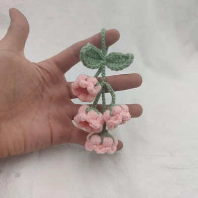 Autosalongi rippuvad tarvikud Armsad autotarvikud Bellflower Käsitsi kootud autoripats Tahavaatepeegli tarvikud Rippuvad