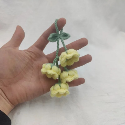 Autosalongi rippuvad tarvikud Armsad autotarvikud Bellflower Käsitsi kootud autoripats Tahavaatepeegli tarvikud Rippuvad