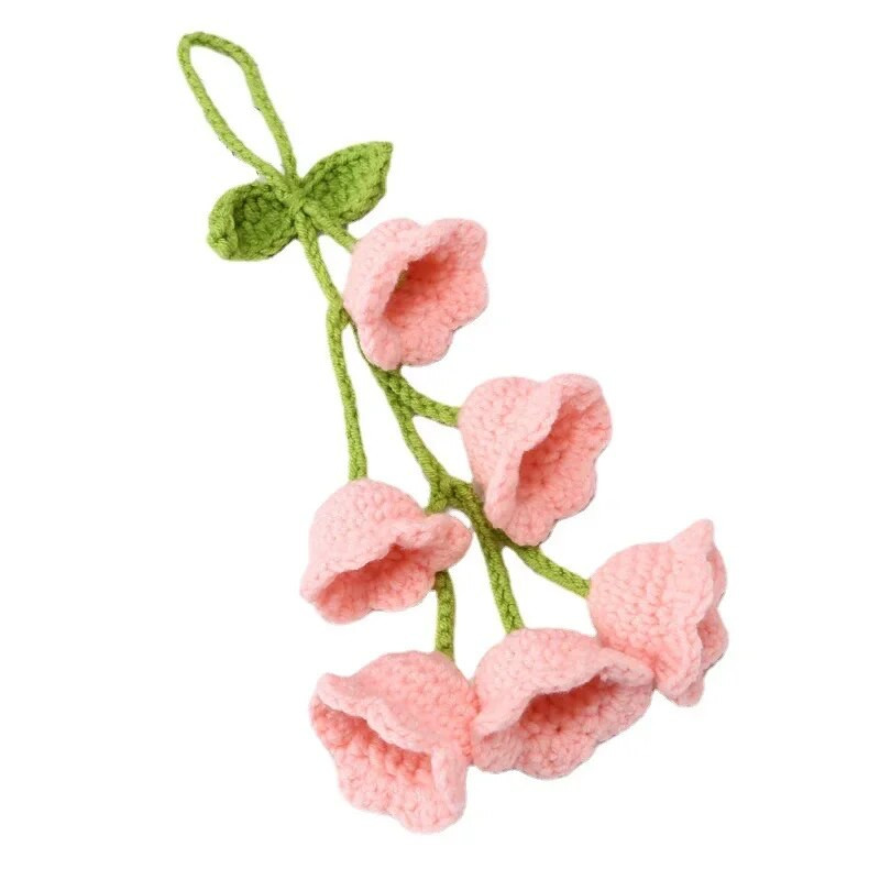 Autosalongi rippuvad tarvikud Armsad autotarvikud Bellflower Käsitsi kootud autoripats Tahavaatepeegli tarvikud Rippuvad