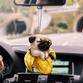 Δωρεάν αποστολή Αντικείμενα Cat Dog Vehicle Hanging Στολίδι Αξεσουάρ αυτοκινήτου Εσωτερική διακόσμηση με θέα καθρέφτη αεροπλάνο Dropshipping Hot έκπτωση