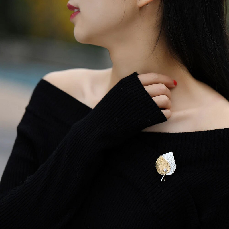 Peen vanaaegne vahtralehest pärlipross kampsun ülikonna reväärinõelad naistele tüdrukutele seljakott Ehted aksessuaarid paarile kingitus