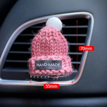Оформление на автомобила Ръчно изработена шапка във формата на освежител за въздух Щипка за вентилация на климатика Парфюм Оригинален аромат Аромат Автомобилни аксесоари