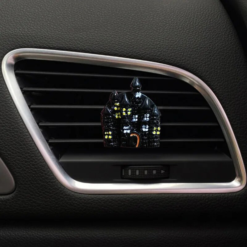 Parfum de dovleac Decoratiuni masina simple Clip pentru aromaterapie Fantoma Piese auto Halloween Aer conditionat Siguranta Accesorii auto