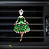 Automobilių aromato difuzoriaus kvapas, skirtas automobilių kvapiosioms oro gaivikliams, automobilių kvepalams, automobilių kvapams, ventiliacijos spaustukai Ballet Bling automobilių aksesuarai mergaitėms
