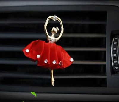 Automobilių aromato difuzoriaus kvapas, skirtas automobilių kvapiosioms oro gaivikliams, automobilių kvepalams, automobilių kvapams, ventiliacijos spaustukai Ballet Bling automobilių aksesuarai mergaitėms