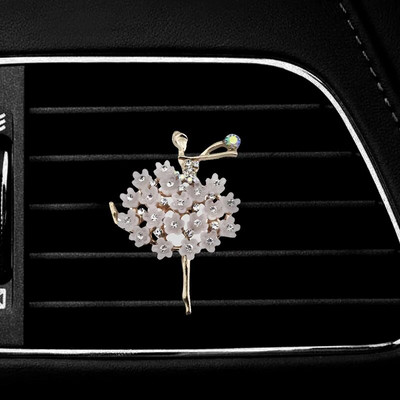 Automobilių aromato difuzoriaus kvapas, skirtas automobilių kvapiosioms oro gaivikliams, automobilių kvepalams, automobilių kvapams, ventiliacijos spaustukai Ballet Bling automobilių aksesuarai mergaitėms