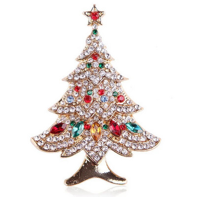 1tk jõuluprossi nööpnõelad naistele, mitmevärvilised kivist jõuluehted, kingitus tüdrukutele jõulukaunistused