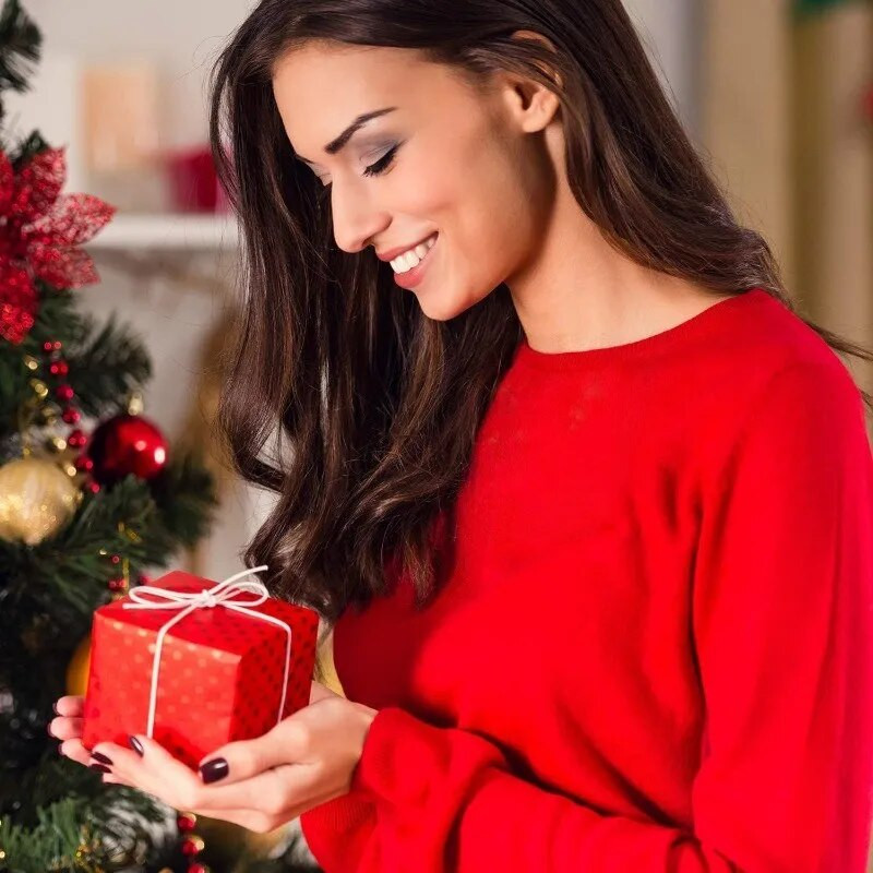 1tk jõuluprossi nööpnõelad naistele, mitmevärvilised kivist jõuluehted, kingitus tüdrukutele jõulukaunistused